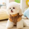 Autumn and Winter Dog Fleece Yorkshire Small and Medium Dogs Warm Traction Two-legged Clothes Cat Pet Clothes
