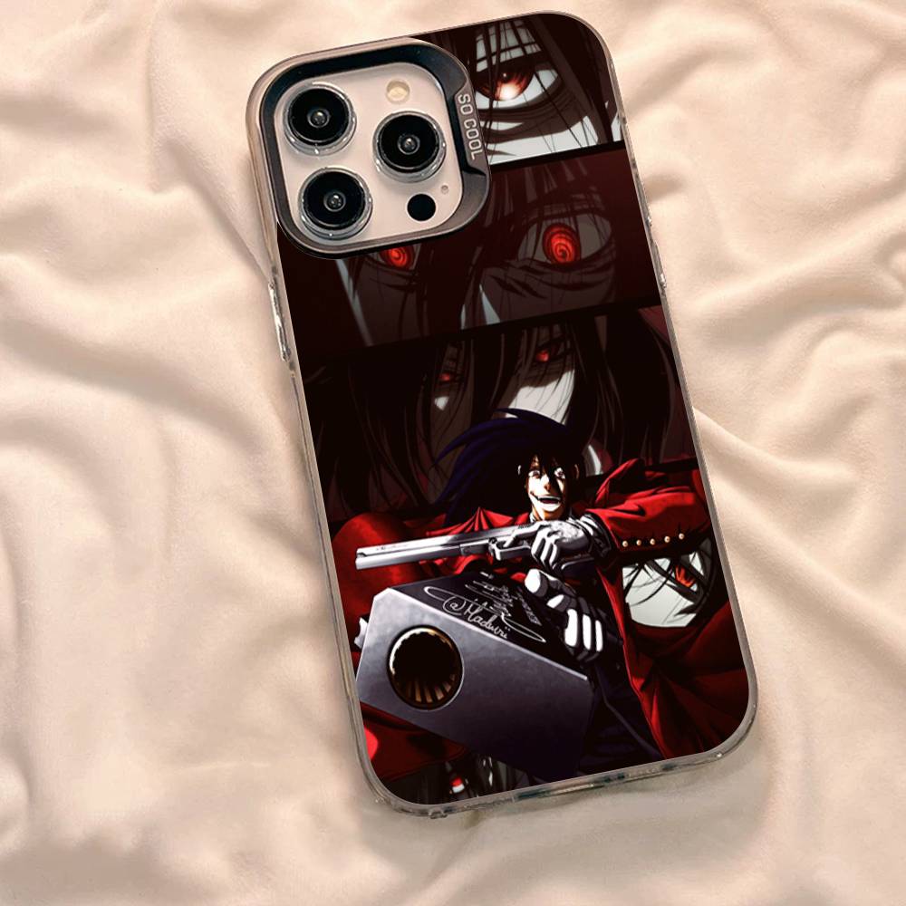 Крутой чехол для телефона Hellsing Anime для iPhone 17 Air 16 15 14 13 12 11 Pro Max Цветная твердая крышка