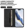 Magnetic Leather Case For iPhone 17 16 15 14 13 12 11 17 Pro Max Air 16 15 Plus 16e SE2 SE3 Flip Wallet Card Slots Cover Funda