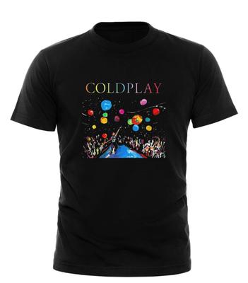 Футболка/Топ для фанатов мирового тура Coldplay с уникальным дизайном. Все размеры