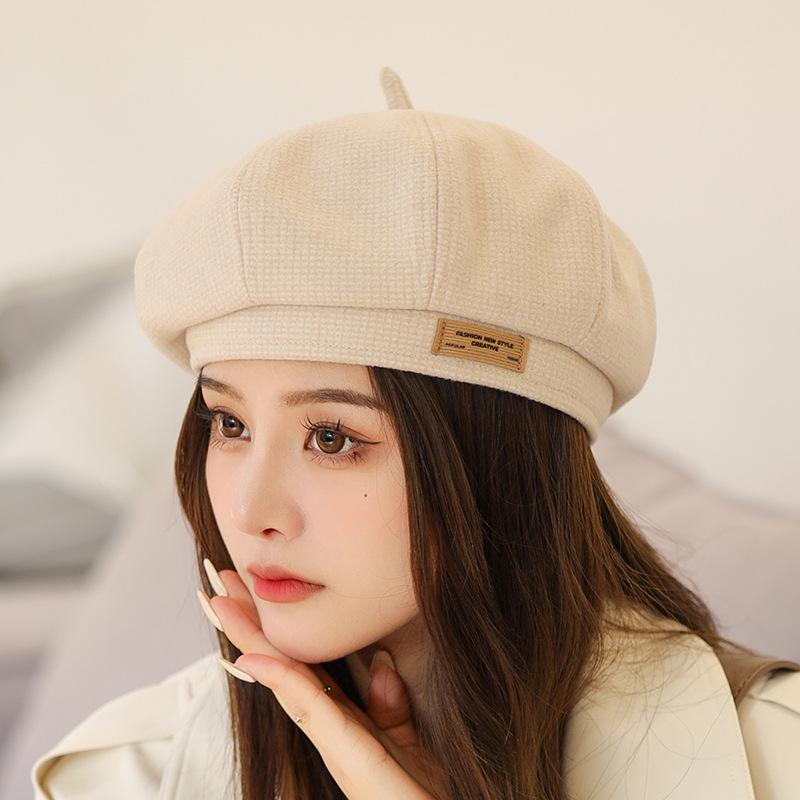 Берет женский осенне-зимний ретро-узор «Тысяча птиц», универсальная шляпа, модная шляпа художника