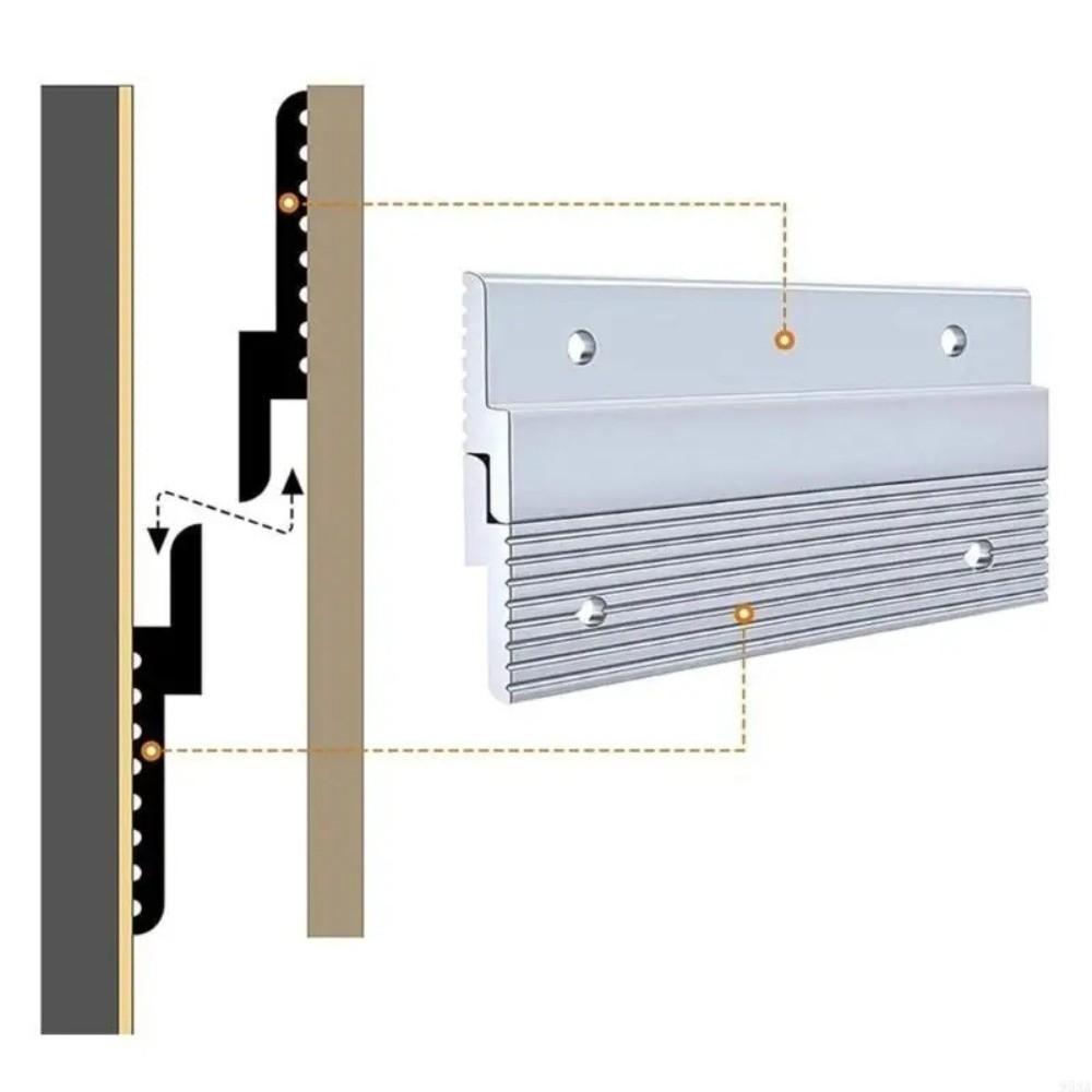 Z Clamp Picture Frame Hanging Z Clamps 100mm/152mm Metal Brackets Picture Hanger  Hanging Pictures