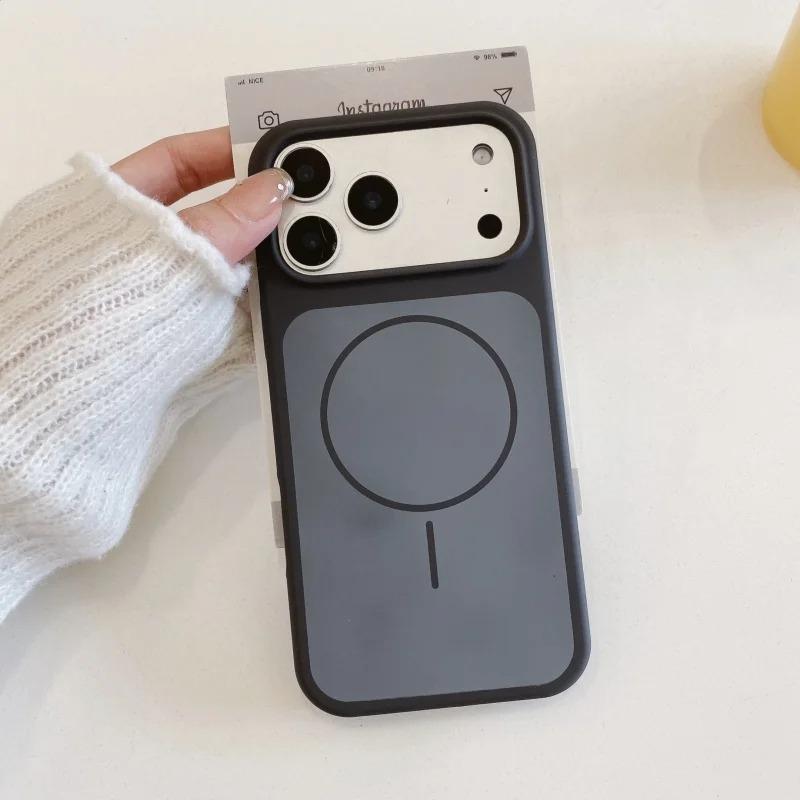 Роскошный Чехол из Жидкого Силикона Конфетного Цвета для iPhone 17 Pro Max 17Pro Мягкие Бамперные Чехлы для iPhone17 Pro Max Магнитный Чехол