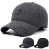 Middle-Aged Cap Men's Winter Warm Baseball Cap Cotton Cap Ear Protection Cap