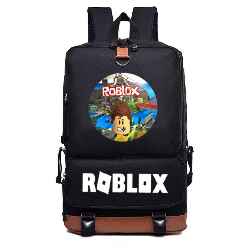 Стильный школьный рюкзак для детей с узором Roblox и регулируемыми мягкими плечевыми ремнями