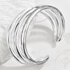 Spanish Metal Smooth Geometric Three-Layer Bracelet Female Russian Temperament Texture High-End Bracelet Female