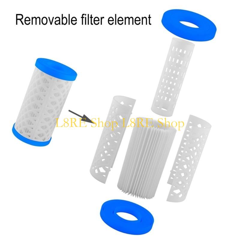 L8RE Pack of 9 Filter Paper Pool Filter Cartridge Pool Cleaning Replacement for Intex