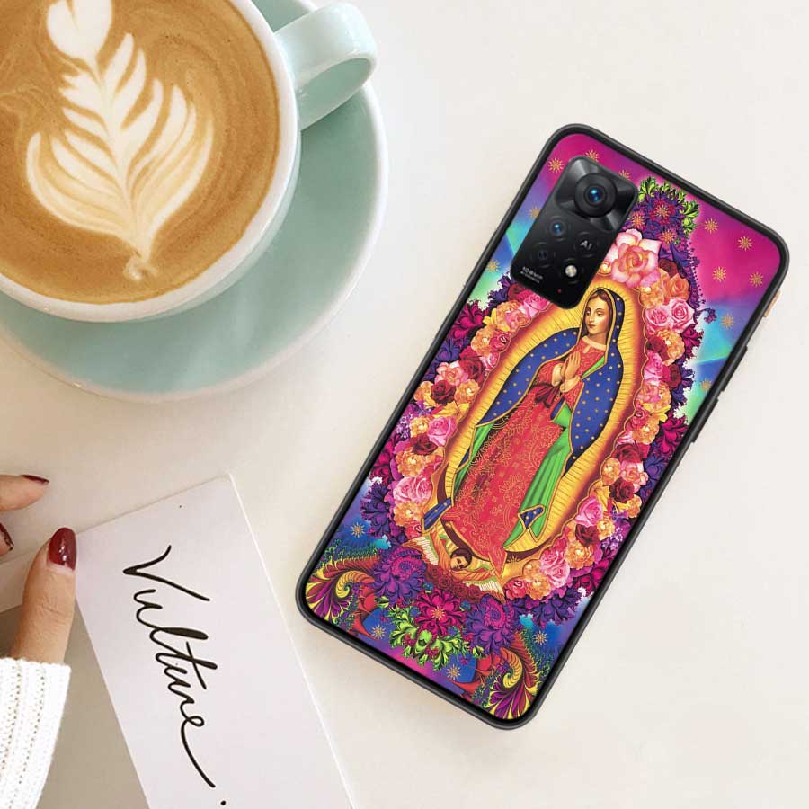 Чехол для телефона Дева Гваделупская Дева Мария Для Redmi Note 14 13 Pro 5G Plus 12 12C 10 10A 10C 9 9A 9C 9T 8 8A K60 K70 Pro Xiaomi