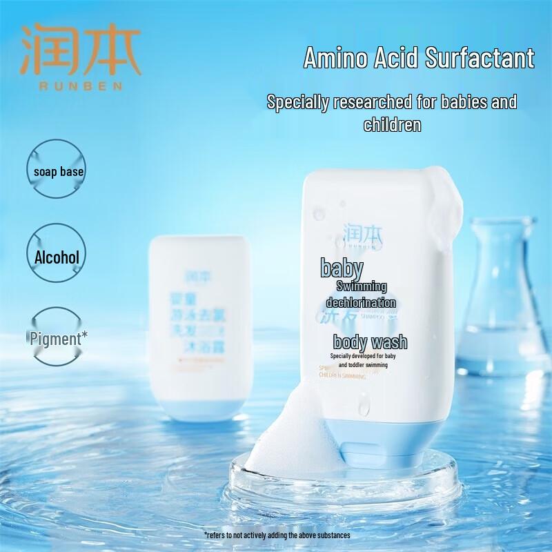 Runben Baby Post-Swim 2-in-1 Shampoo & Body Wash