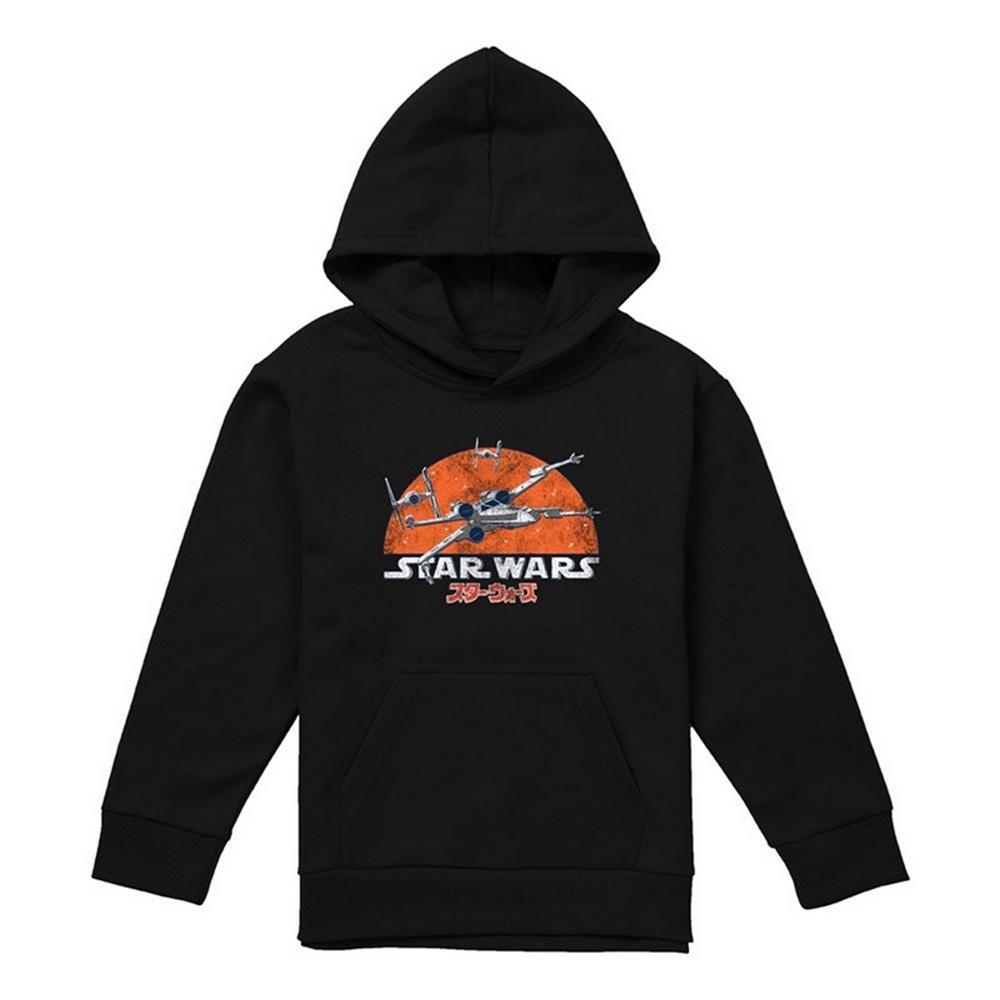 Star Wars Childrens/Kids Xwing And Tie Fighter Flight Hoodie