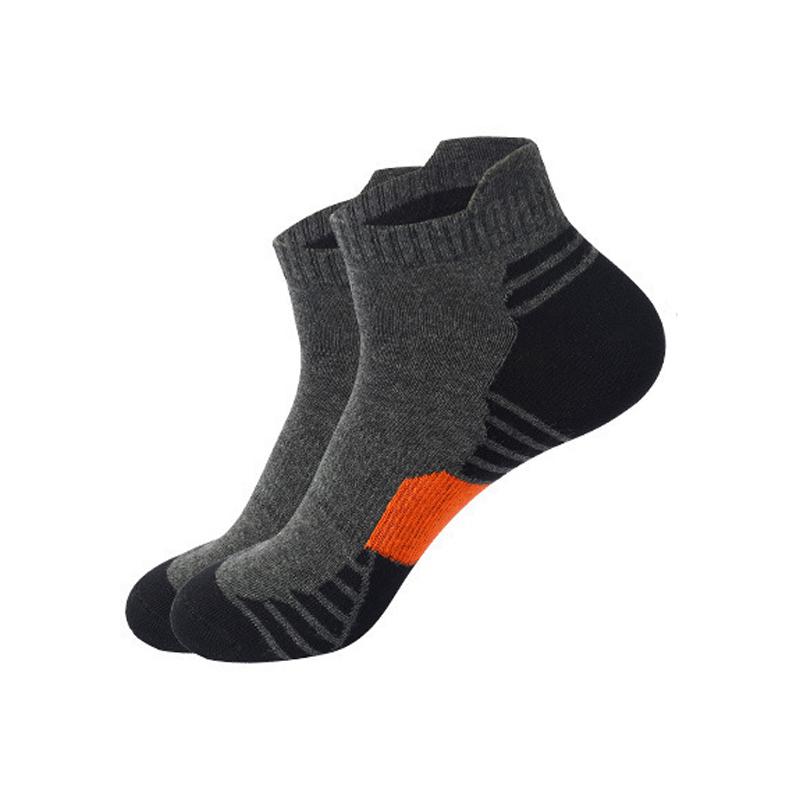 1 пара мужских носков низких дышащих баскетбольных спортивных велосипедных беговых махровых носков высоких эластичных носков-гольфов