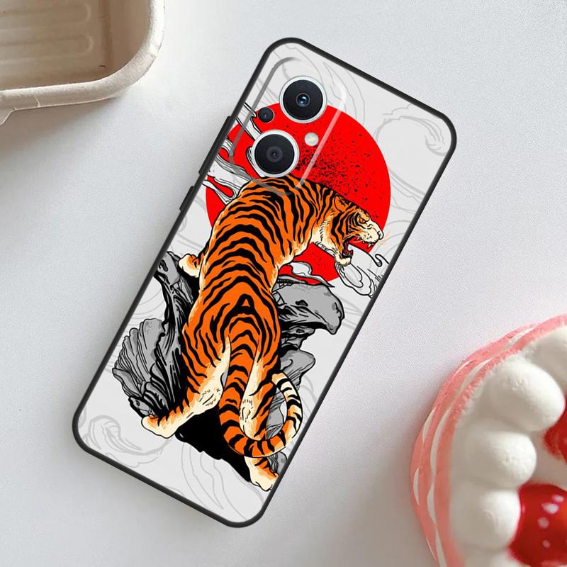 Японский стиль Арт Чехол Япония для OPPO Reno 10 Pro 11F 4Z 5Z 8T 4 5 6 7 8 Lite OPPO Find X2 X3 Neo X5 X6 Pro Чехол