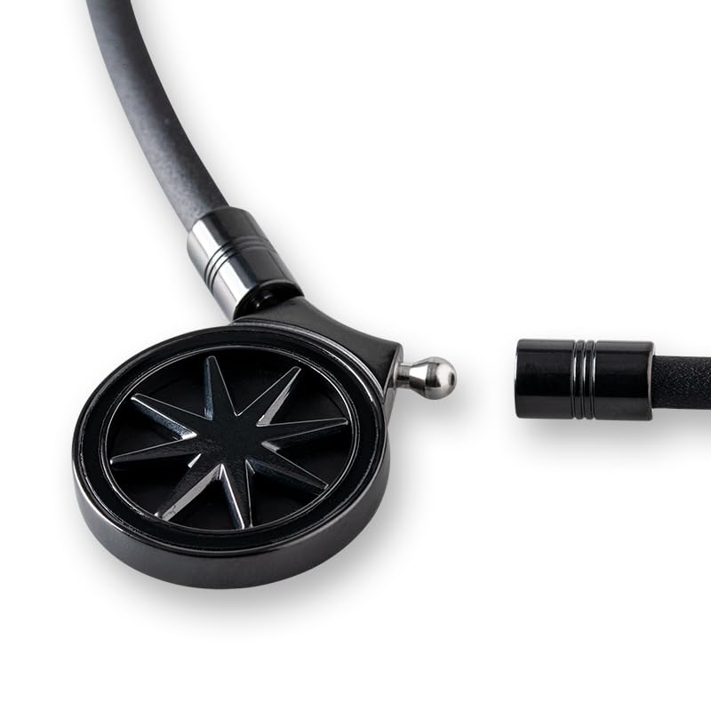 BANDEL Медицинское ожерелье Earth [BANDEL] 2.0 (Полностью черный, 47 см)