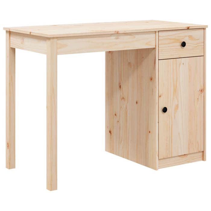 VidaXL Bureau 100x50x75 cm Bois massif de pin 814629