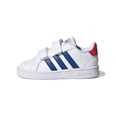Grand Court I Белые королевские синие детские кроссовки Cloud-White Vivid-Red GX5749