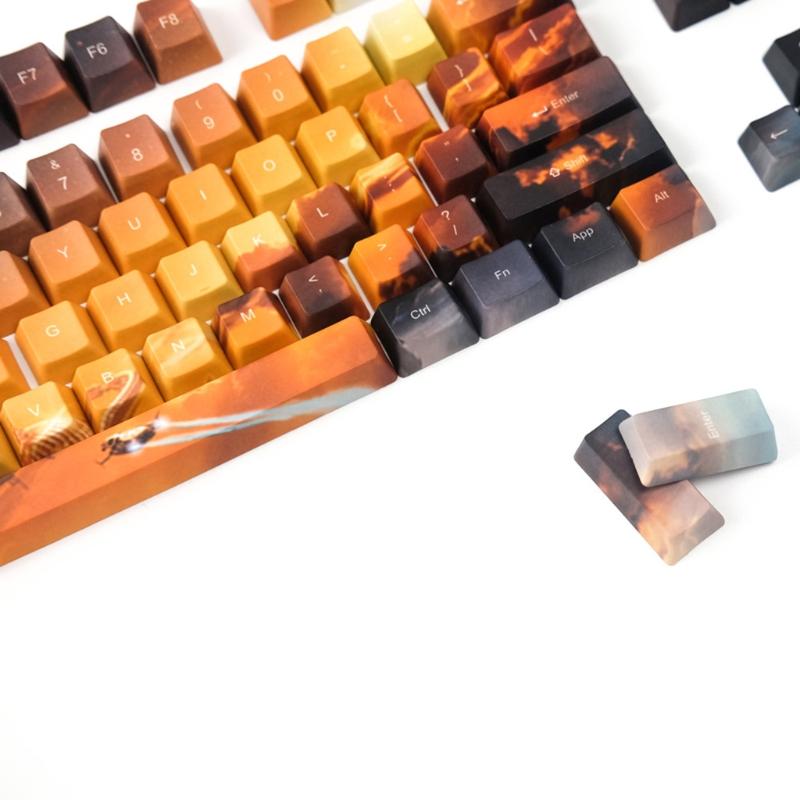 104Keys / Set OEM Profile for Key PBT Dye Sublimation Keycap для механической клавиатуры MX для eme Keyc