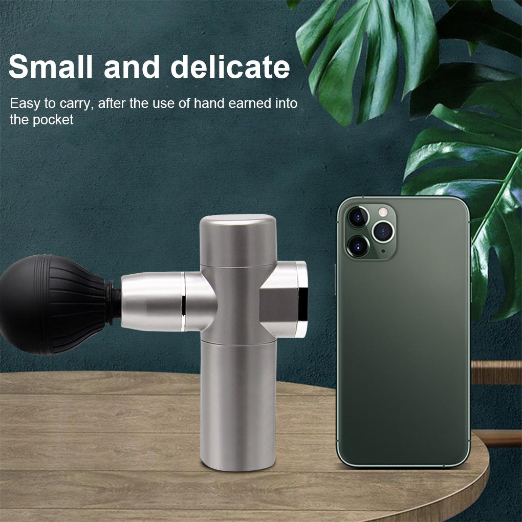 Мини Электрический Массажер для Мышц Глубоких Тканей Перкуссионный Массажер Инструменты