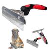 2023 - Dog Brush For Grooming Large Dogs, Long Hair Dog Rake Pet Comb Pet Grooming Brush With Non-slip Hand
