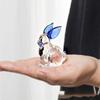 Rabbit Rabbit Crystal Ornaments Blue/Pink Crystal Decoration New Crystal Animal Decoration  Room