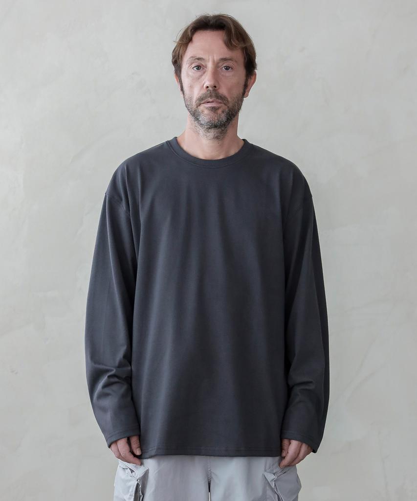 ESN Heavy Essential Round Long Sleeve Charcoal