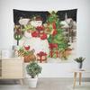 Рождество Новый год Санта-Клаус Гобелен Гостиная Диван Домашнее украшение Рождественский подарок