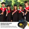 50 шт. Подарочная коробка с кисточкой для выпускных колпачков с кисточками для выпускников 2025 года, украшение для выпускного на центральный стол для вечеринки по случаю окончания школы