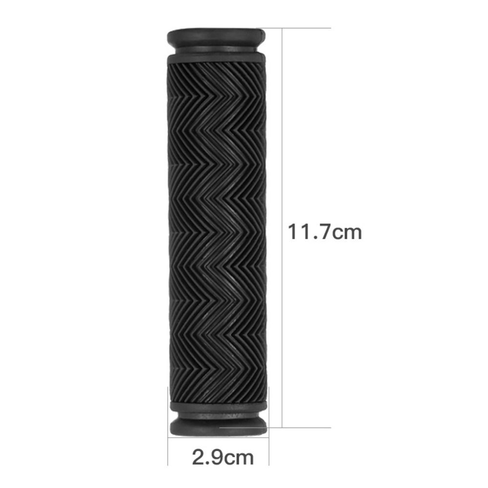Black Bicycle Handlebar Grips Rubber Bicycle Parts New Mountain Bike Grips