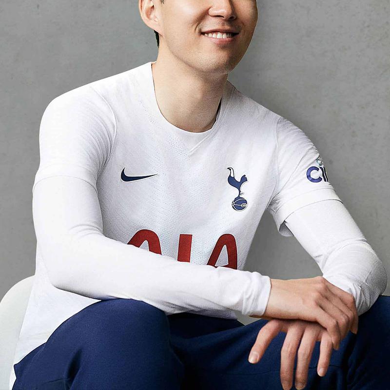 Nike Футбольная рубашка Hotspur Home 21/22 Supporter Edition, мужские топы с короткими рукавами, белые CV7918-101