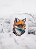 Mug Fox with Print Ceramic Cup 330 Ml