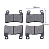 Motorcycle Front and Rear Brake Pads For HONDA CBR 600 F4 F4i CBR929 CBR954 FIREBLADE CBR900 RR VTR 1000 SP-1 (SP45) CB1300