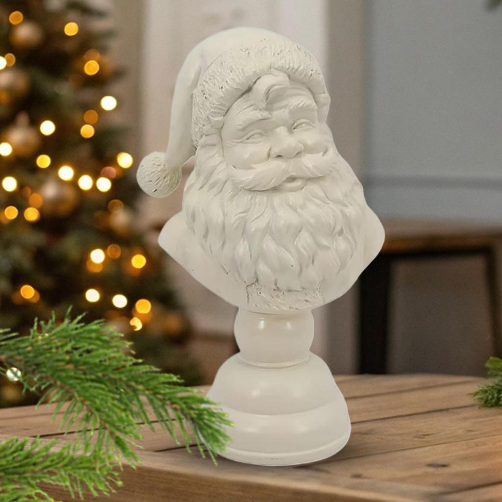 1pcs Christmas Figurines Crafts Sculpture Christmas Resin Statue for Dorm Living Room Bedroom Party Winter Festival Decorations