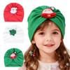 Осенне-зимняя рождественская детская плюшевая шапка - Теплый пуловер для младенцев и малышей
