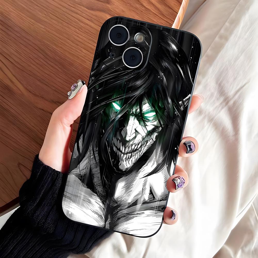 Attack On Titan Phone Case For IPhone 17 Pro Max 16 15 14 Pro Max 13 11 X Xs Xr 8 7Plus Silicone Cover