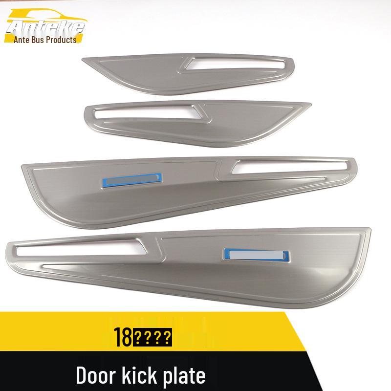 Подходит для 18 моделей Komic Bola: Накладка на порог двери автомобиля с блестками и накладка на панель кузова, аксессуары для мода