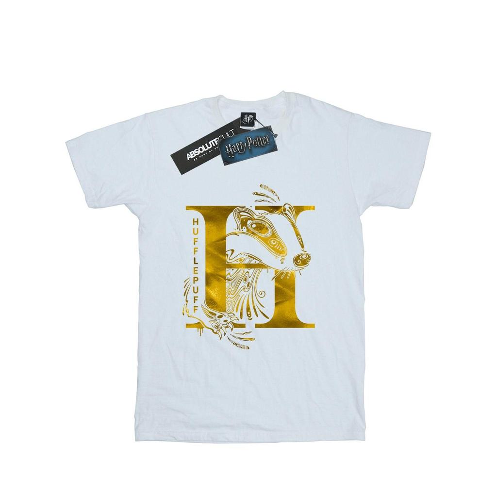 Harry Potter Mens Hufflepuff Badger T-Shirt