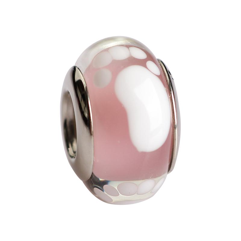 Медные Шармы из Муранского Стекла Подходят для Оригинальных Браслетов Круглые Шармы из Муранского Стекла Бусины Сделай Сам Женские Ювелирные Изделия Подарки для Женщин