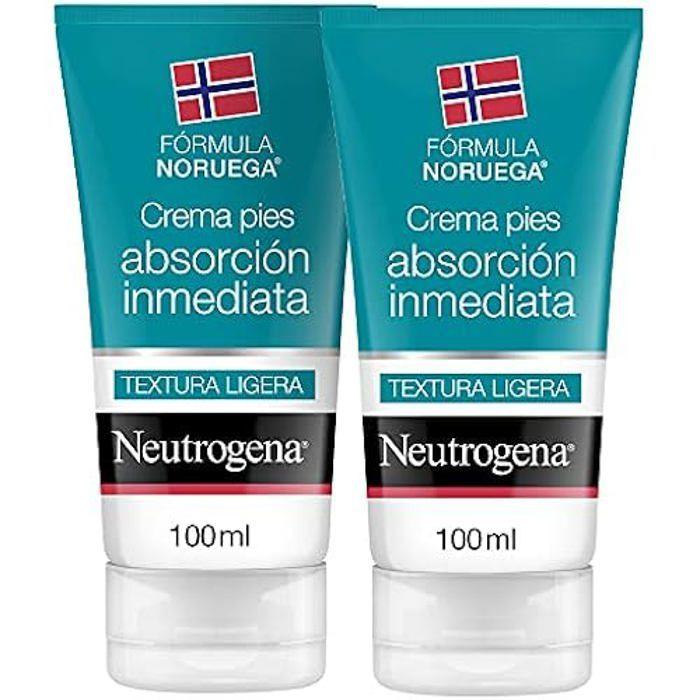 Крем для ног - NEUTROGENA - Мгновенное впитывание - Нежирный - 2 x 100 мл - Увлажнение 24 часа