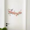 Fun-f15 Flower Branches Bird Bedroom Living Room Study Home Decoration Wall Stickers Self-adhesive