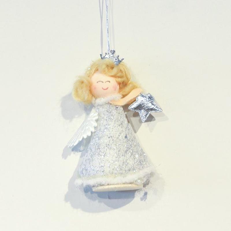 Рождественская вечеринка дома принцесса декоративные рождественские елки принадлежности ангел девочка самодельные праздничные украшения