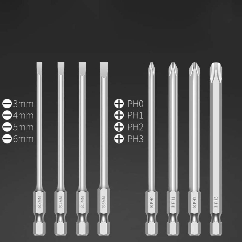 Набор отверток с магнитным наконечником, рукоятка с возможностью пробивания, шлицевая отвертка, ремонт бытовой техники