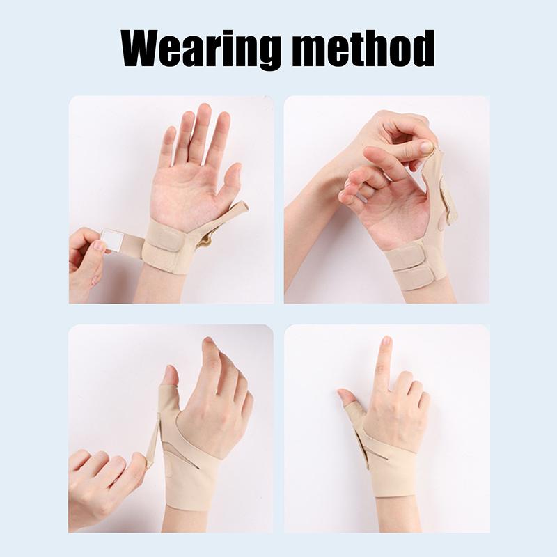 1Pc Thumb Brace Wrist Stabilizer Pain Relief Right Or Left Hand Soft Thumb Support Compression Sleeve Protector For Women Men