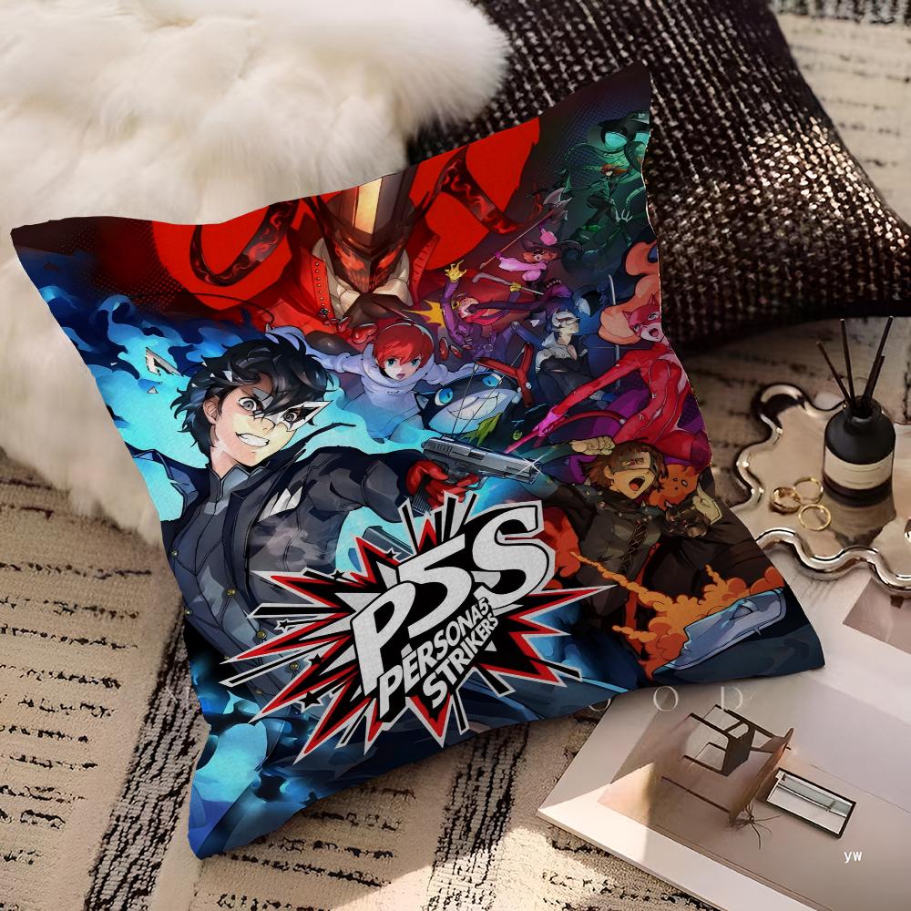 Игровая наволочка Persona 5 Наволочка для диванной подушки Декор для комнаты Подарок детям