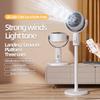 Air Turbine Circulation Fan Floor-standing Fan 5-gear Adjustable Air Circulating Fan Adjustable Height Timing Control Rechargeab