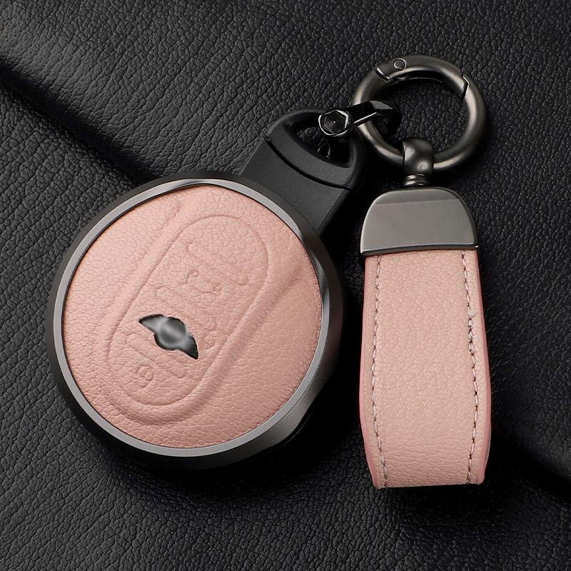 Metal and Leather Car Key Case Cover For Bmw Mini COOPERS ONE JCW CLUBMAN Countryman R55 R56 R57 R58 F56 F55 F54 F57 F60 R59 R60