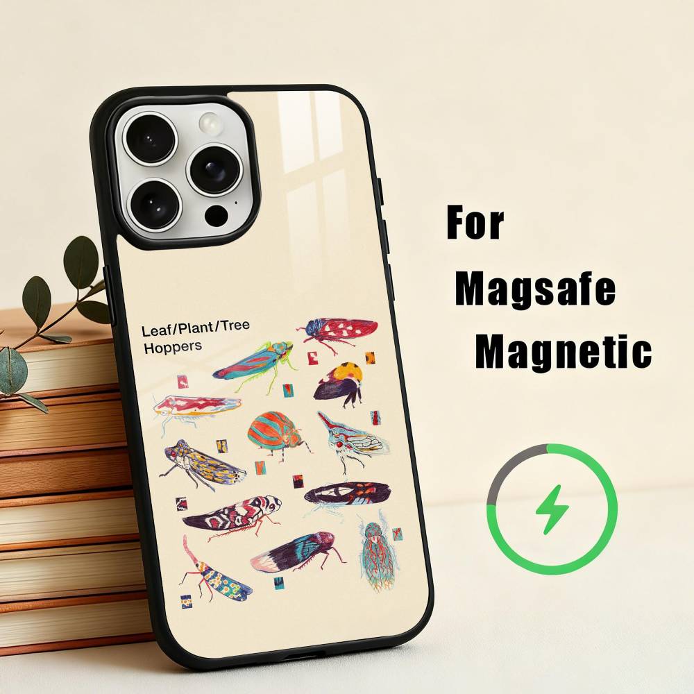 I-Insects And B-Bugs Phone Case For iPhone 17,16,15,14,13,12,Plus,Pro,Max for Magsafe Magnetic Wireless Charging