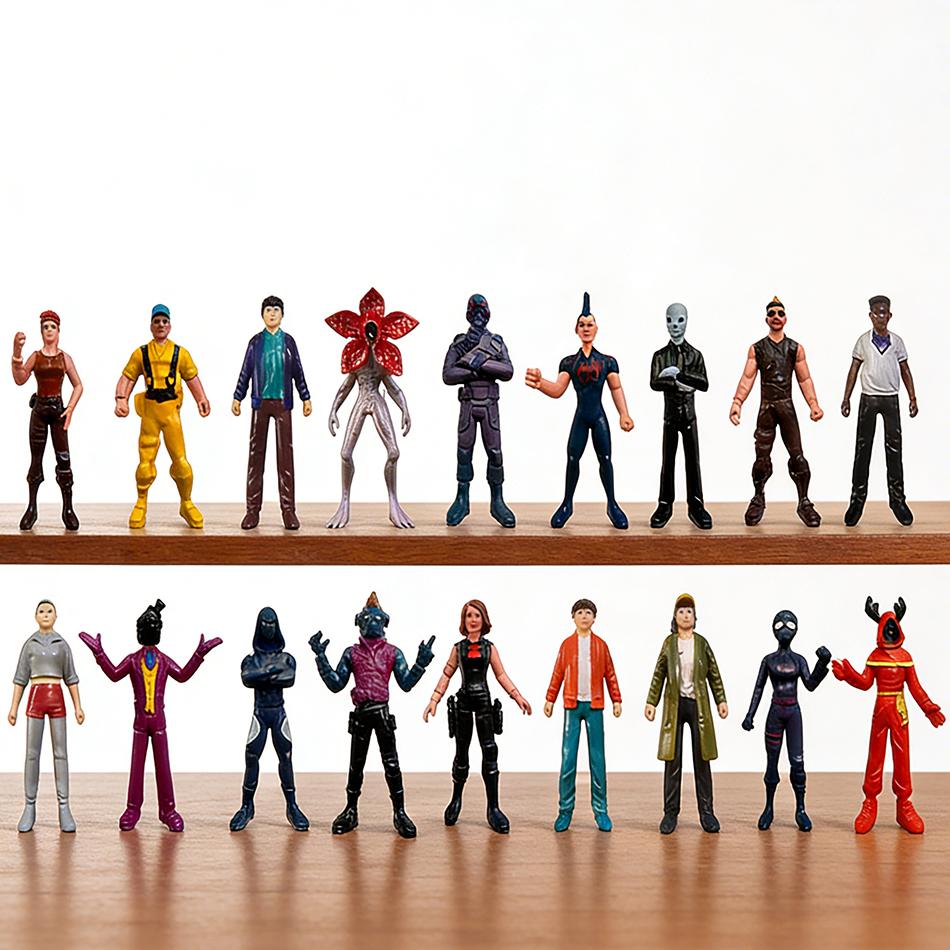 Подарки 18P MOC Демогоргон Очень Странные Дела Векна Настольное Украшение Игрушки Детские Подарки Фигурка Коллекционная для Настольного Декора Стола