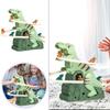 Toddler Dinosaur Climbing Slide Stairs Toy Race Track Game Set Electric Adventure Slide Roller Coaster With Light Music Kid Gift