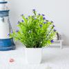 Искусственное горшечное растение, мини-анти-выцветание, легкий уход, реалистичное, без полива, украшение, устойчивое к ультрафиолетовому излучению, центральное украшение стола, искусственное растение в горшке, домашний декор