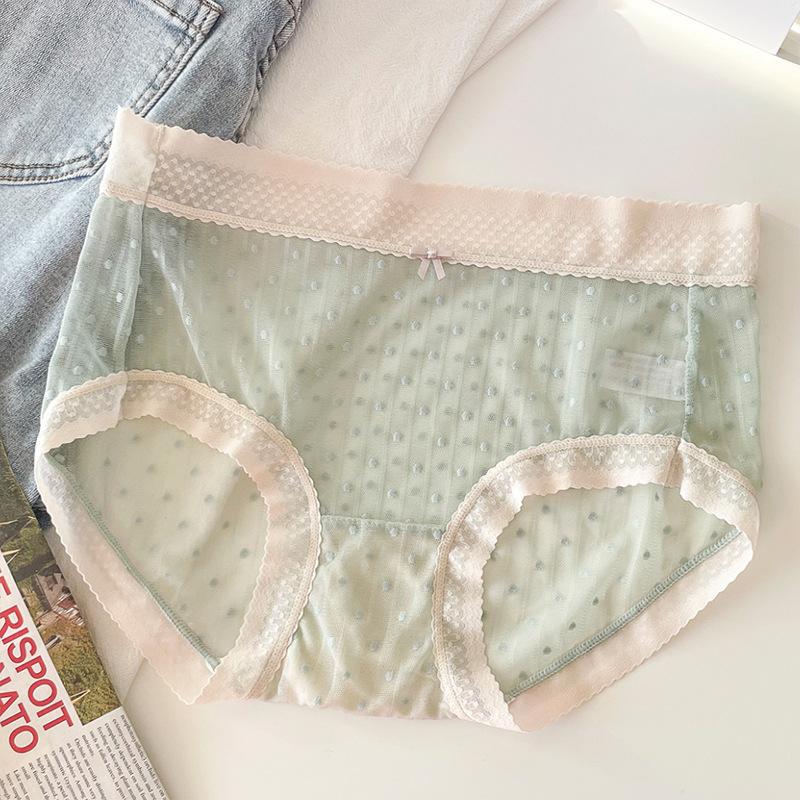 Женское нижнее белье, сексуальное супермягкое сетчатое кружевное бесследное треугольное нижнее белье, антибактериальные шорты