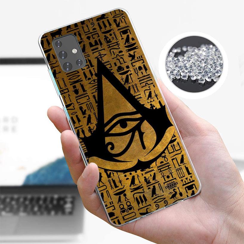 Священный Глаз Гора Египет Фреска Чехол для Телефона Для Samsung Galaxy A52 A32 A22 A12 A51 A31 A50S A30S A20S A10S Note 20 Ultra 10 Plus
